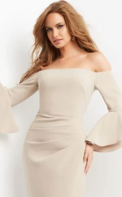 Jovani 07065 Dress -Clothing Shop 07065 Champagne 4 203