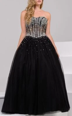 Jovani 1332BG Dress 9 Jovani 1332BG Dress -Clothing Shop 1332 BLACK