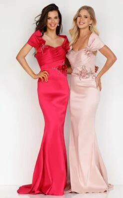 Terani 2021M2969 Dress 23 Terani 2021M2969 Dress -Clothing Shop 2021M2969 FUCHSIA ROSE 10