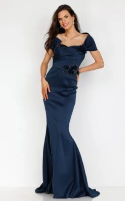 Terani 2021M2969 Dress 15 Terani 2021M2969 Dress -Clothing Shop 2021M2969 NAVY 15
