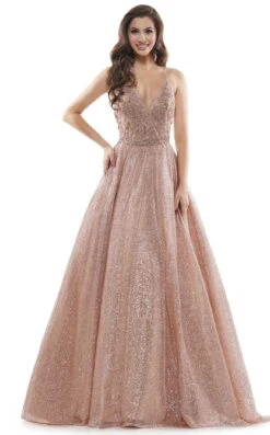 Colors Dress 2480 Dress -Clothing Shop 2480 ROSE GOLD F1 W 162662