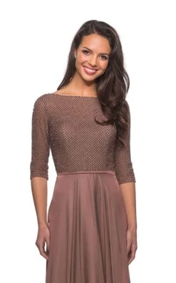 La Femme 25011 Dress -Clothing Shop 25011 Cocoa F