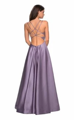 La Femme 26994 Dress -Clothing Shop 26994 LavenderGray B