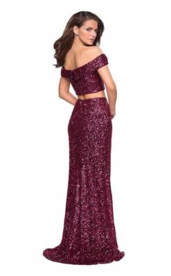 La Femme 27020 Dress -Clothing Shop 27020 Fuchsia B