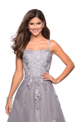 La Femme 27441 Dress -Clothing Shop 27441 Silver F