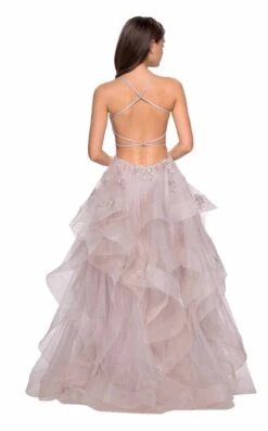 La Femme 27579 Dress -Clothing Shop 27579 DustyMauve B