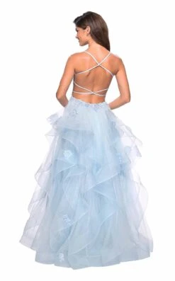 La Femme 27579 Dress -Clothing Shop 27579 PowderBlue B