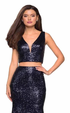La Femme 27590 Dress -Clothing Shop 27590 Navy F 7926921b 3c49 4ae6 bc9a ed485790f602