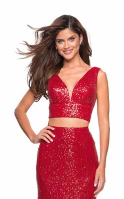 La Femme 27590 Dress -Clothing Shop 27590 Red F 5b461cda 509c 4353 bc9b be73b60d49f5