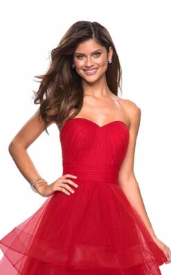 La Femme 27624 Dress -Clothing Shop 27624 Red F f28e1790 7476 45b8 b1c9 f45a3d0b4caf