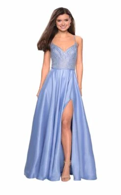 La Femme 27634 Dress -Clothing Shop 27634 CloudBlue F 1