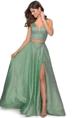 La Femme 28618 Dress -Clothing Shop 28618 Mint F2