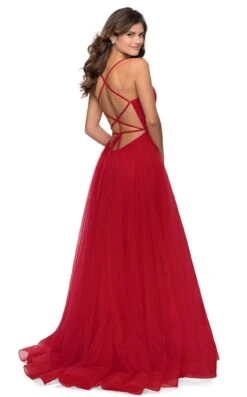 La Femme 28893 Dress -Clothing Shop 28893 Red B