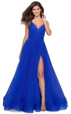 La Femme 28893 Dress -Clothing Shop 28893 RoyalBlue F