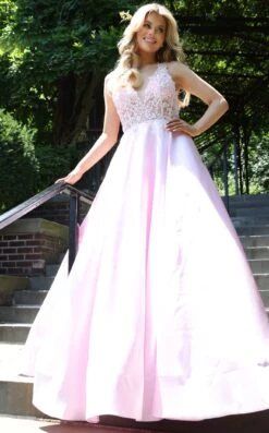 Colors Dress 2914 Dress -Clothing Shop 2914 BABY PINK 114841