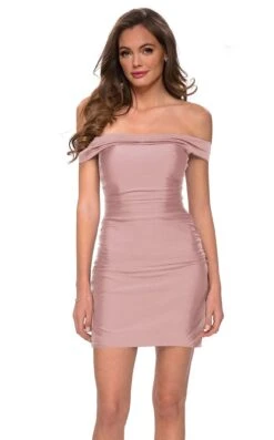 La Femme 29268 Dress -Clothing Shop 29268 Mauve F