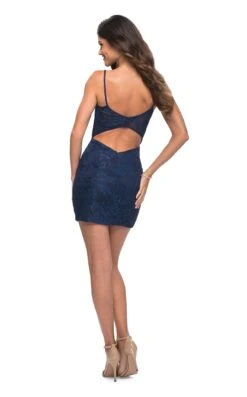La Femme 29309 Dress -Clothing Shop 29309 Navy B 23