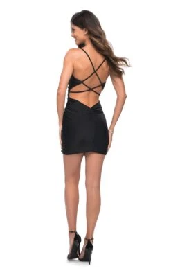 La Femme 30116 Dress -Clothing Shop 30116 Black B 106