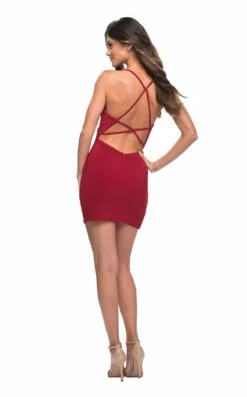 La Femme 30260 Dress -Clothing Shop 30260 Red B2 211