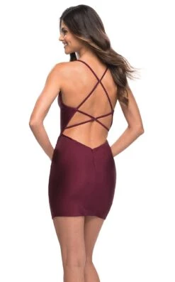 La Femme 30286 Dress 7 La Femme 30286 Dress -Clothing Shop 30286 DarkBerry B 259