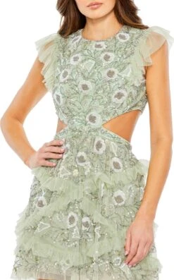 Mac Duggal 35101 Dress -Clothing Shop 35101 Sage CL