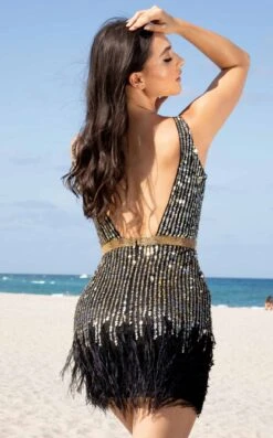 Primavera Couture 3521 Dress -Clothing Shop 3521 BLACK 4