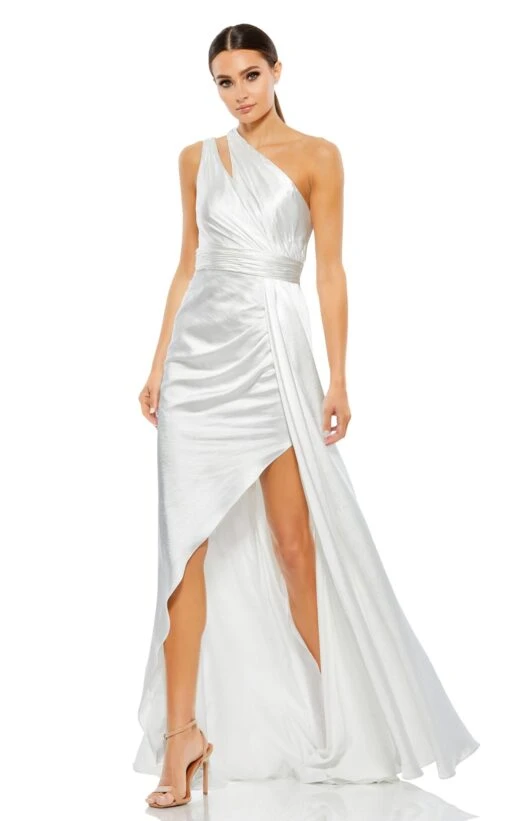 Mac Duggal 49006 Dress 1 Mac Duggal 49006 Dress -Clothing Shop 49006 White AB