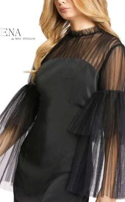 Mac Duggal 49118i Dress -Clothing Shop 49118i Black CL