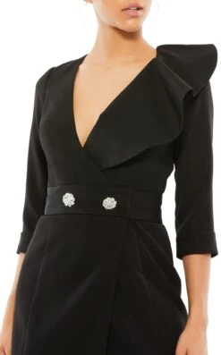 Mac Duggal 55692 Dress -Clothing Shop 55692 Black CL