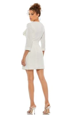 Mac Duggal 55692 Dress -Clothing Shop 55692 White BK