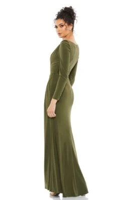 Mac Duggal 55695 Dress -Clothing Shop 55695 Olive BK