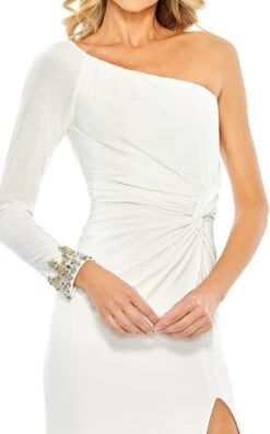 Mac Duggal 55696 Dress -Clothing Shop 55696 White CL