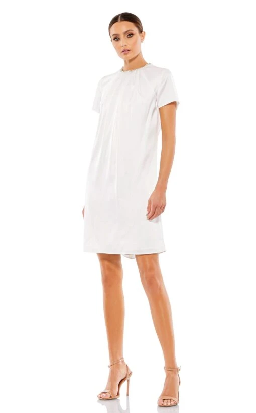 Mac Duggal 55698 Dress 3 Mac Duggal 55698 Dress -Clothing Shop 55698 White AB