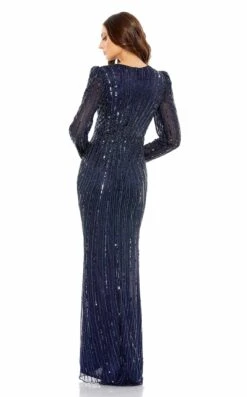 Mac Duggal 5641 Dress -Clothing Shop 5641 Navy BK
