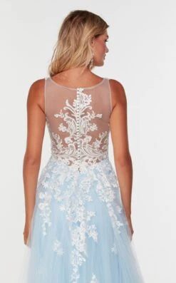 Alyce 61066 Dress 7 Alyce 61066 Dress -Clothing Shop 61066 DIAMONDWHITE GLACIERBLUE 2 5