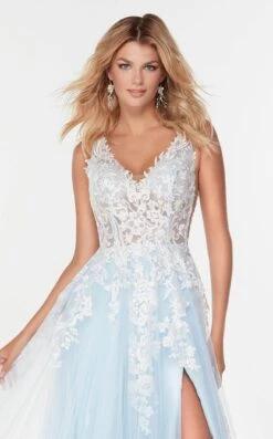 Alyce 61066 Dress 6 Alyce 61066 Dress -Clothing Shop 61066 DIAMONDWHITE GLACIERBLUE 4 7