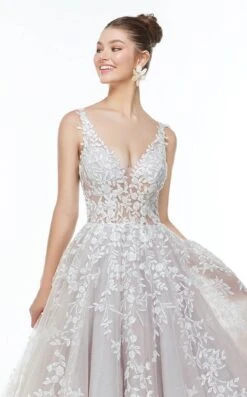 Alyce 61106 Dress -Clothing Shop 61106 MADEMOISELLE LIGHTSILVER 3 148