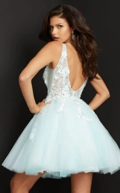Jovani 63987 -Clothing Shop 63987 OFF WHITE LIGHT BLUE 10
