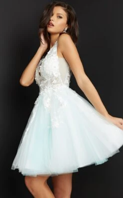 Jovani 63987 -Clothing Shop 63987 OFF WHITE LIGHT BLUE 3