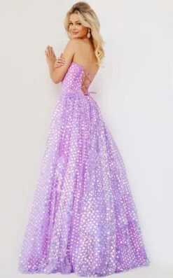 Jovani 08605 Dress 6 Jovani 08605 Dress -Clothing Shop 77 08605 LILAC 2