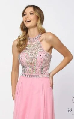 Nox Anabel 8157 Dress -Clothing Shop 8157 pink 1 zoom 13780bc6 16c7 4dfc b57f 651cf62dc068