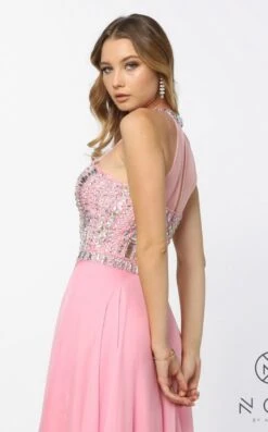 Nox Anabel 8157 Dress -Clothing Shop 8157 pink 2 zoom 95b7e58a cb7b 4e56 ba96 700578288263