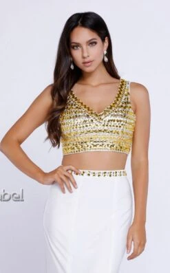 Nox Anabel 8183 Dress -Clothing Shop 8183 ivory 1 zoom