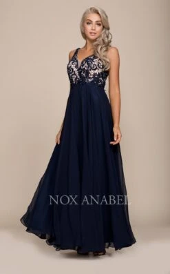 Nox Anabel 8297 Dress -Clothing Shop 8297 navy 1 ea934b65 1e40 49c1 a449 a4ae9c8e5539