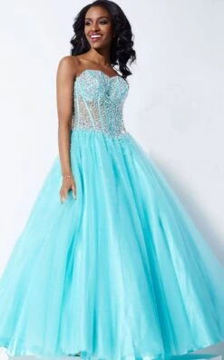 Jovani 1332BG Dress 12 Jovani 1332BG Dress -Clothing Shop 88 1332 Pool