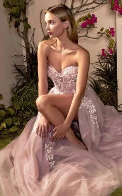 Andrea And Leo A1029 Dress -Clothing Shop A1029 mauve 520880