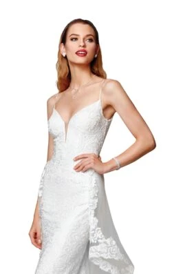 Clarisse 600141 Dress 15 Clarisse 600141 Dress -Clothing Shop ClarisseWhiteCollection2019 600141F3 242272