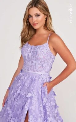 Ellie Wilde EW34109 Dress -Clothing Shop EW34109 lavender f c