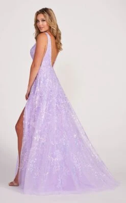 Ellie Wilde EW34111 Dress 7 Ellie Wilde EW34111 Dress -Clothing Shop EW34111 lavender b