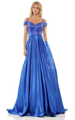 Colors Dress G1096 Dress -Clothing Shop G1096 ROYAL1546